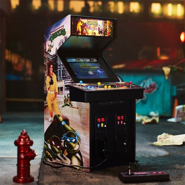 Numskull - Cabine d'arcade Teenage Mutant Ninja Turtles à l'échelle 1/4