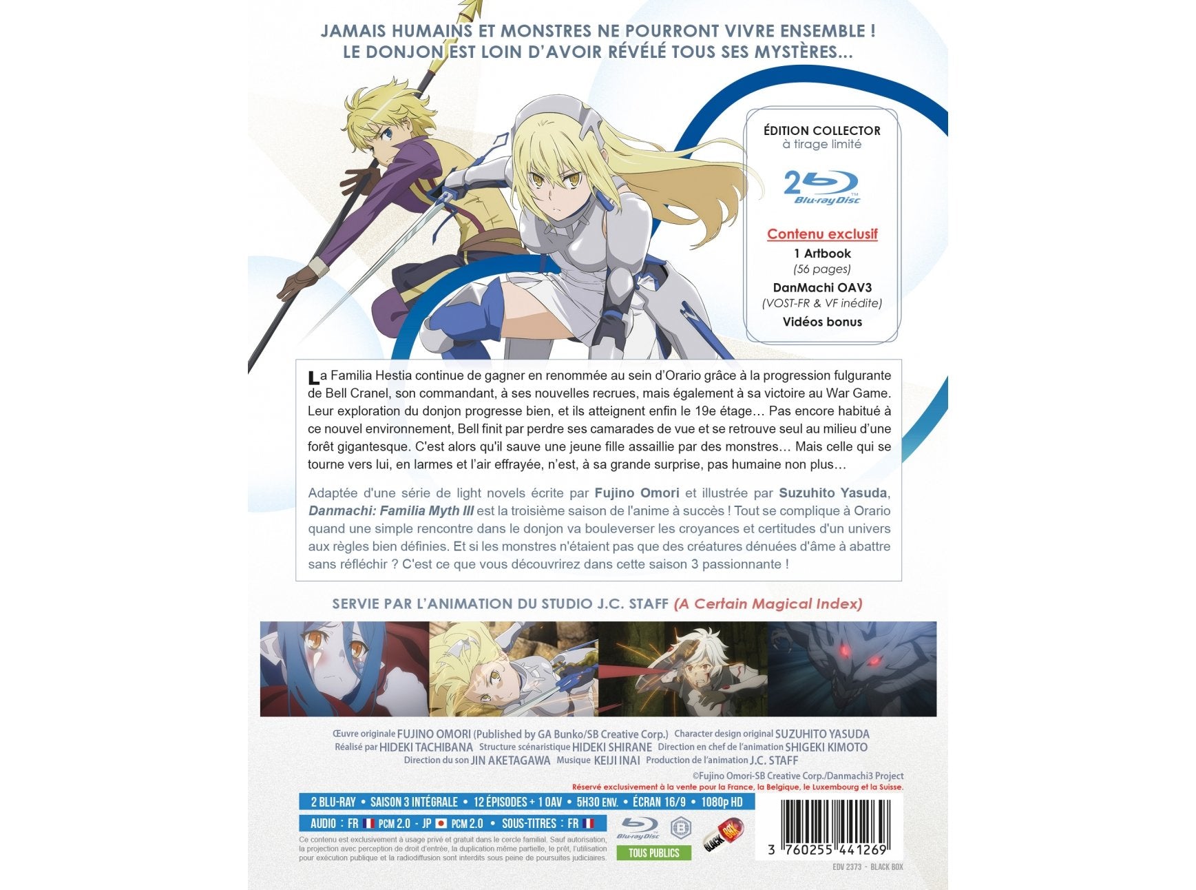 DanMachi : Familia Myth - Saison 3 - Edition Collector - Coffret Blu-ray