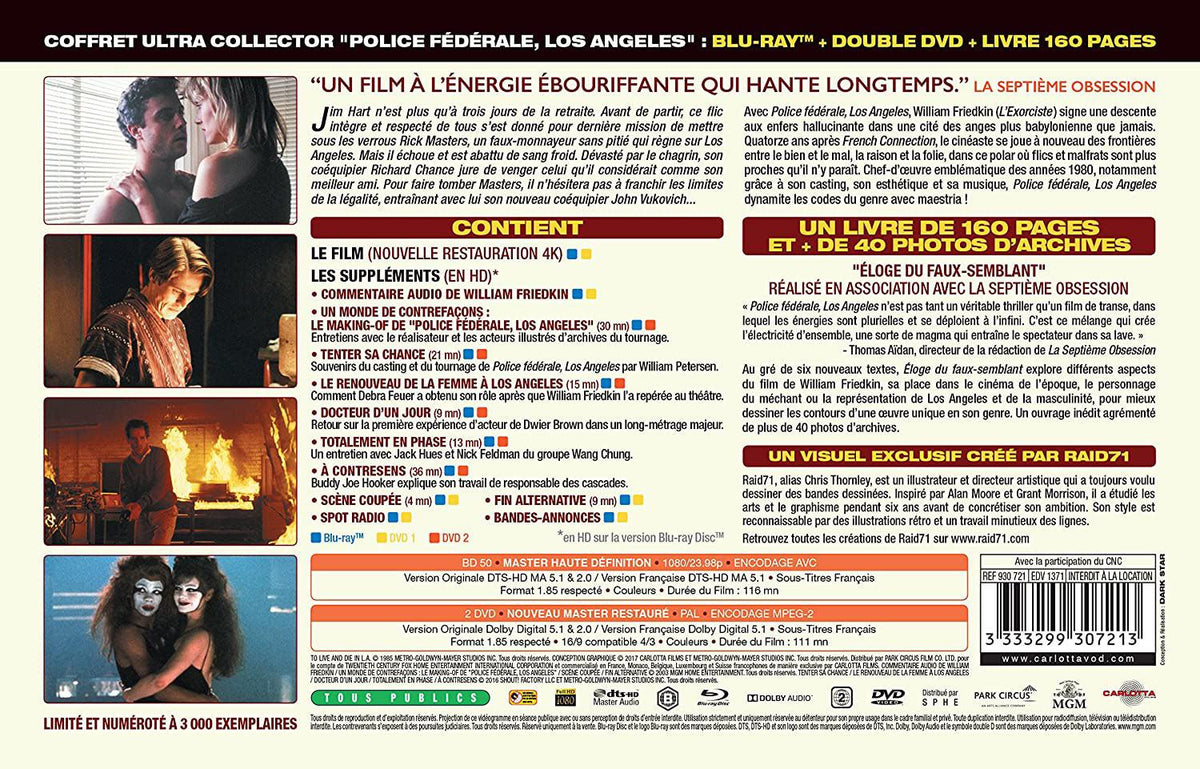 Police fédérale, Los Angeles (To Live and Die in L.A.) [Blu-ray]