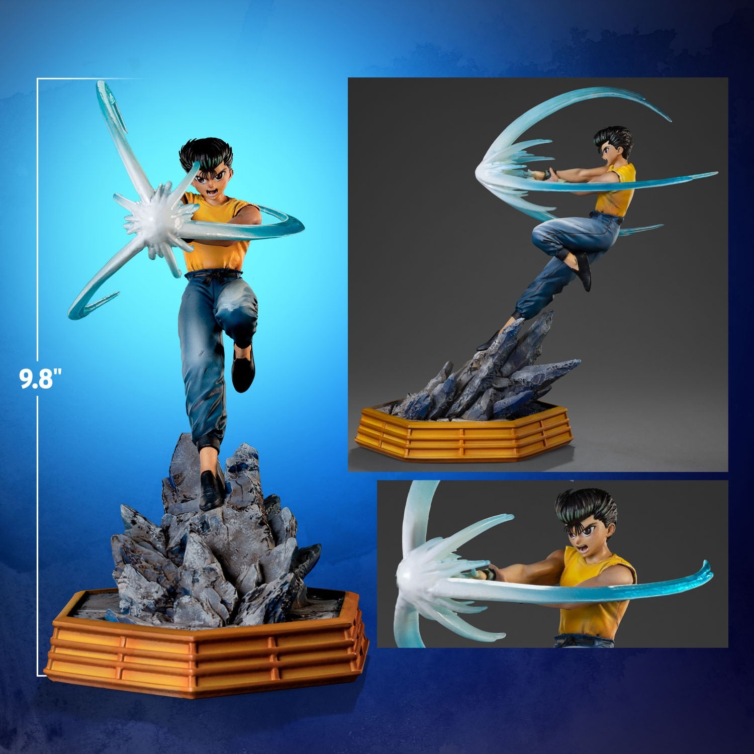 Iron Studios - Art Scale 1/10 - Yu Yu Hakusho - Yusuke Urameshi Statue 25cm - flash vidéo