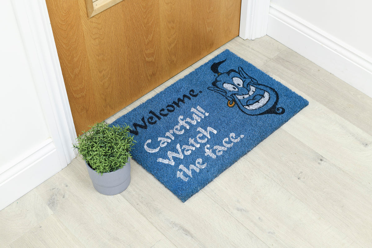 Aladdin - Attention au Visage Tapis de porte 40 x 60 cm