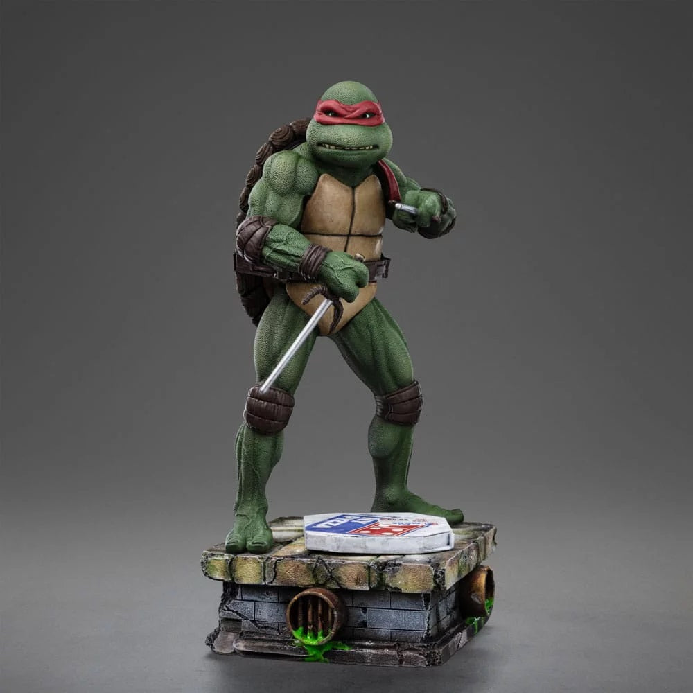 Iron Studios - Art Scale 1/10 - Teenage Mutant Ninja Turtles - Raphaël Statue 21cm - flash vidéo