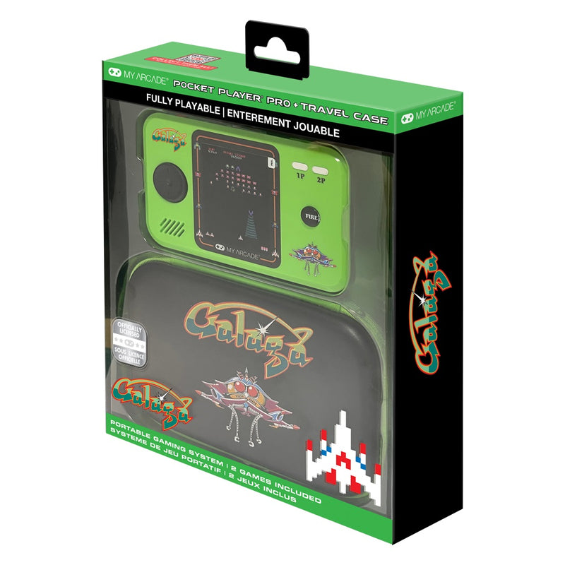 My Arcade - Pocket Player Pro Galaga + housse de transport