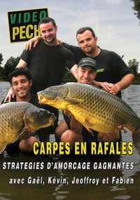 Carpes en rafales : Stratégies d'amorçage gagnantes avec Gaël Galtié, Kévin Benkhoris, Jeoffroy Dumas et Fabien Rizzoto [DVD]