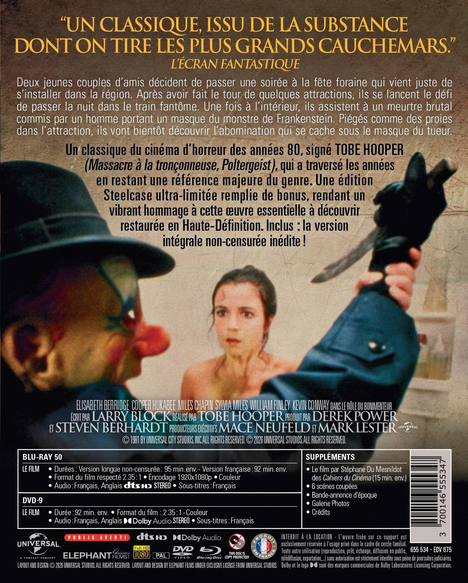 Massacres dans le train fantôme [Blu-ray]