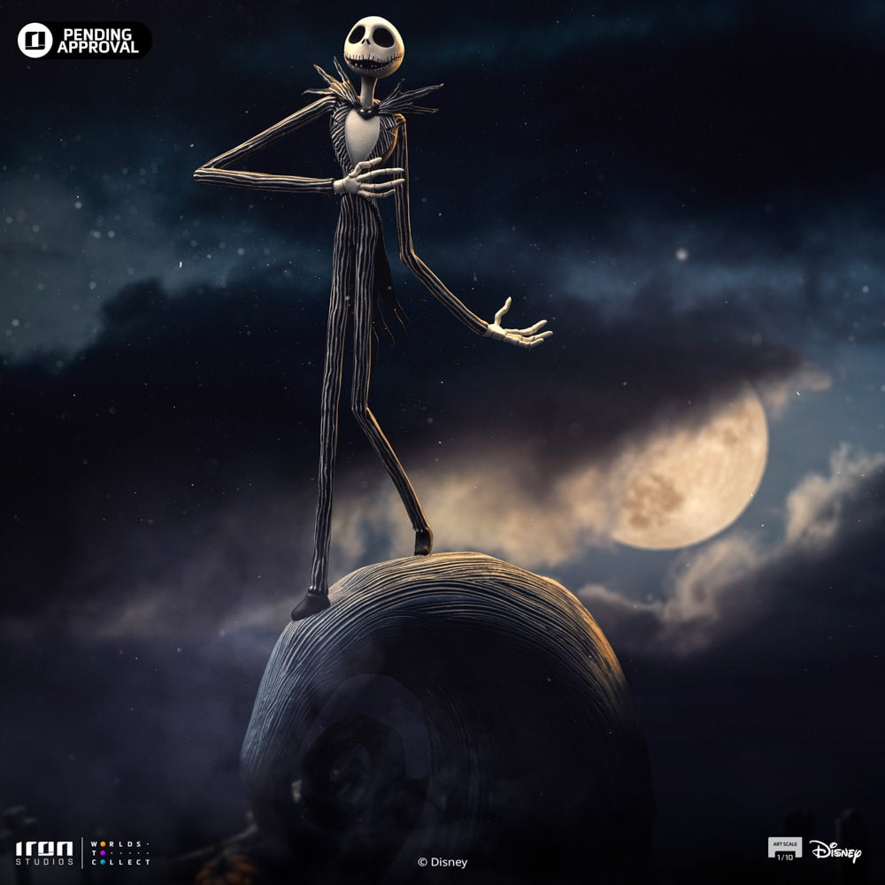 Iron Studios - Art Scale 1/10 - Disney - L'Étrange Noël de monsieur Jack - Jack Skellington Statue 36cm - flash vidéo