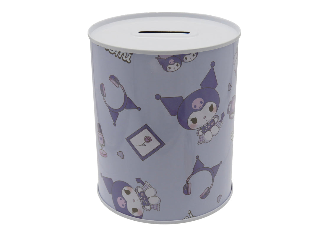 Sanrio - Tirelire en métal de taille moyenne Kuromi