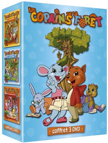 Les Copains de la forêt - Coffret - Les vrais amis + Le pique-nique + Frère et soeur pour la vie [DVD]