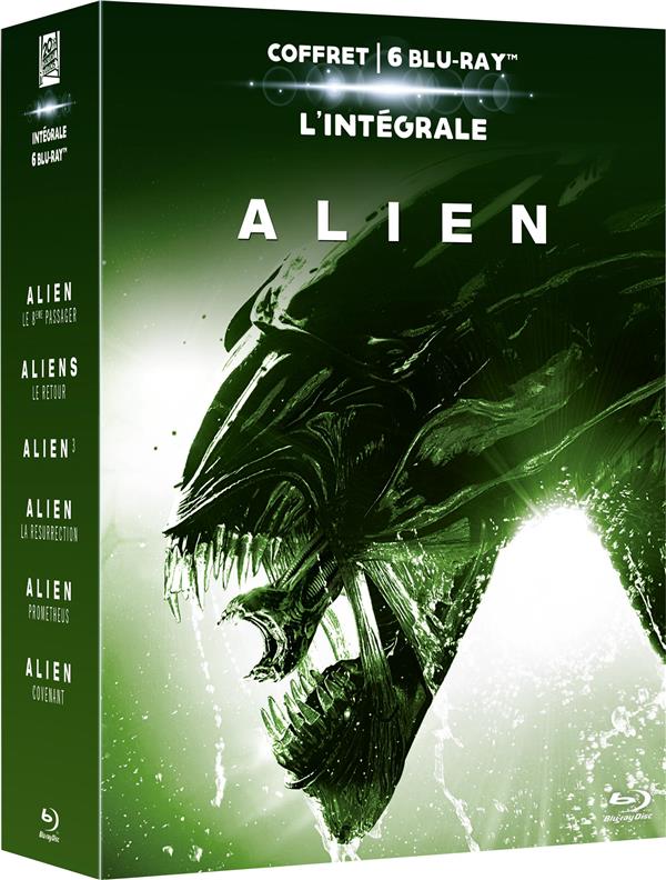 Alien - Intégrale - 6 films [Blu-ray] - flash vidéo