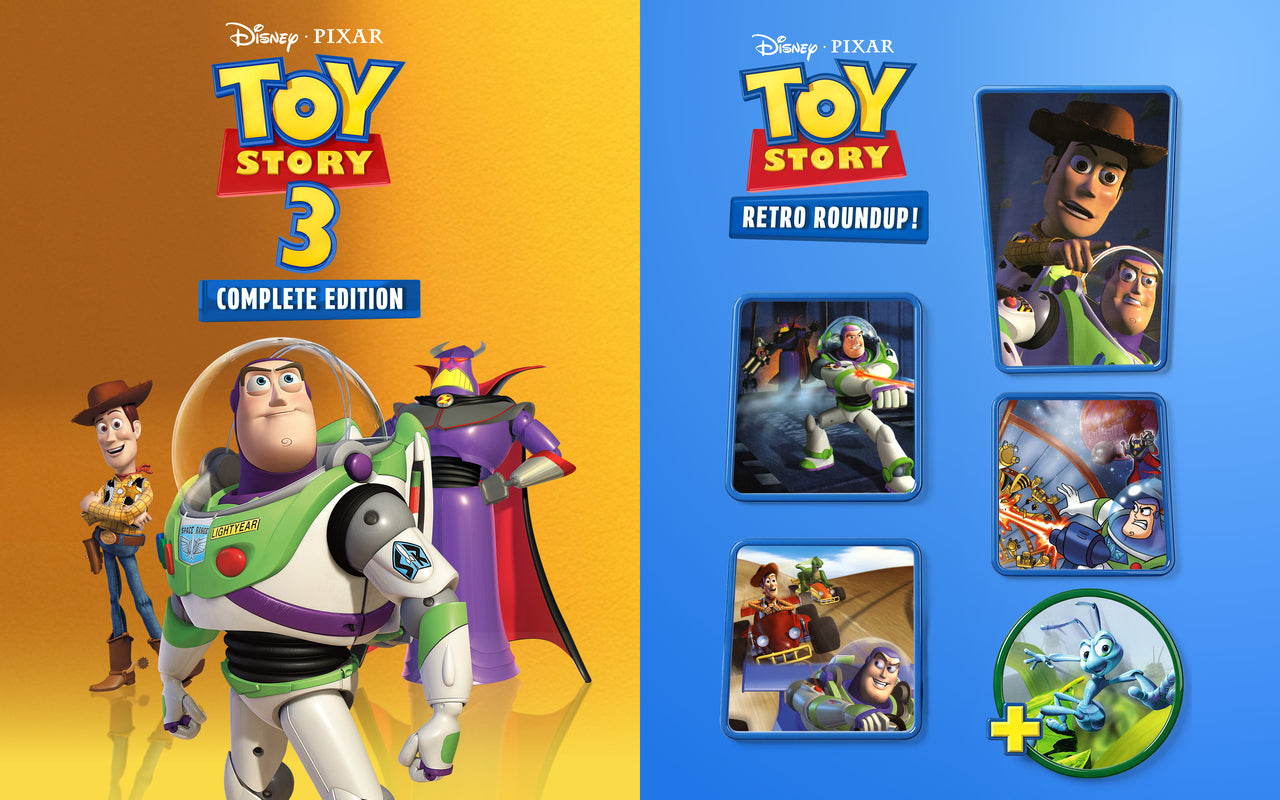 Disney-Pixar Toy Story: Retro Roundup! + Toy Story 3 Complete Edition Double Pack