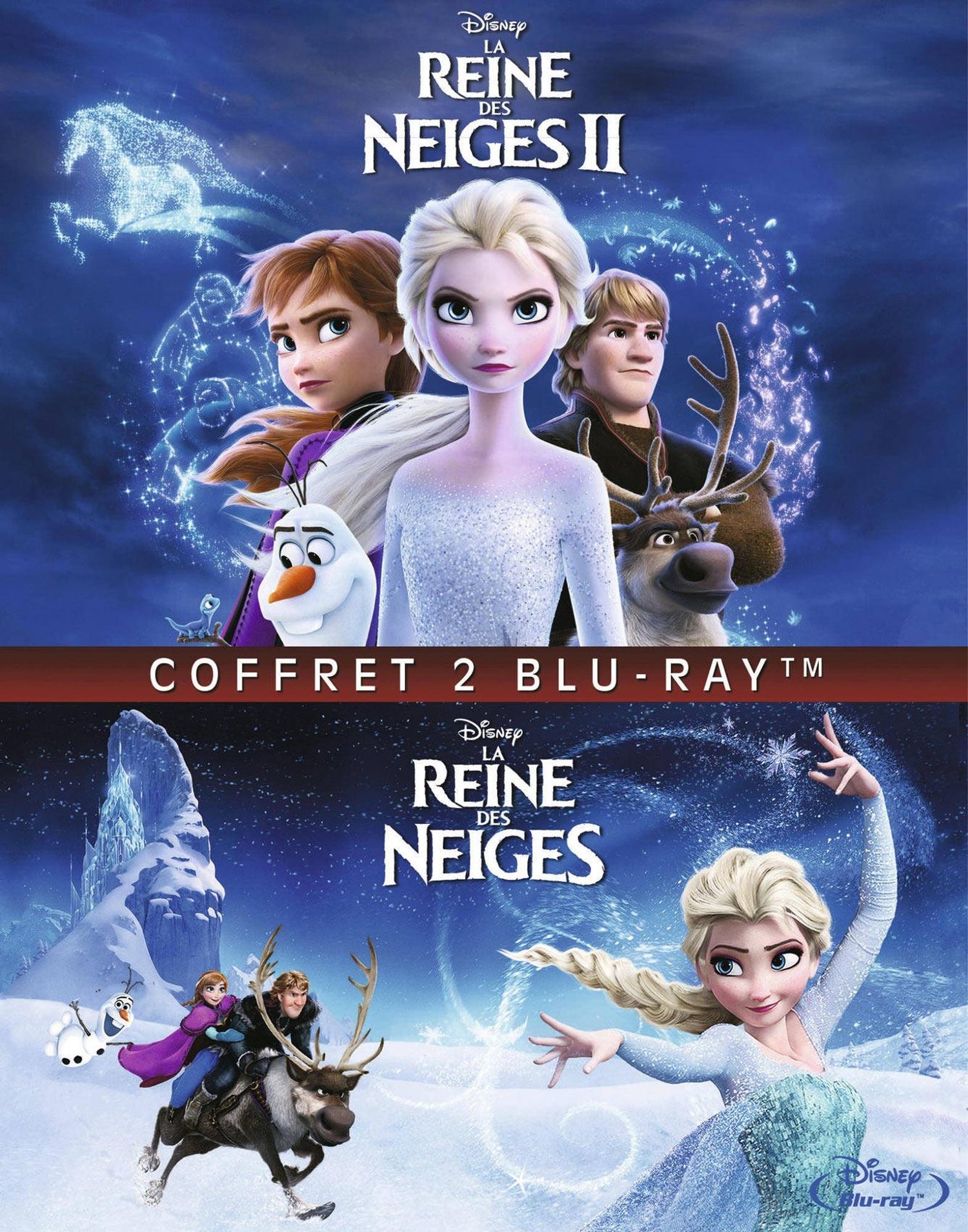 La Reine des neiges 1 + 2 [Blu-ray]