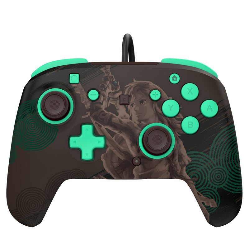 Turtle Beach - Manette filaire Rematch The Legend of Zelda pour Nintendo Switch 2, Nintendo Switch et Nintendo Switch modèle OLED