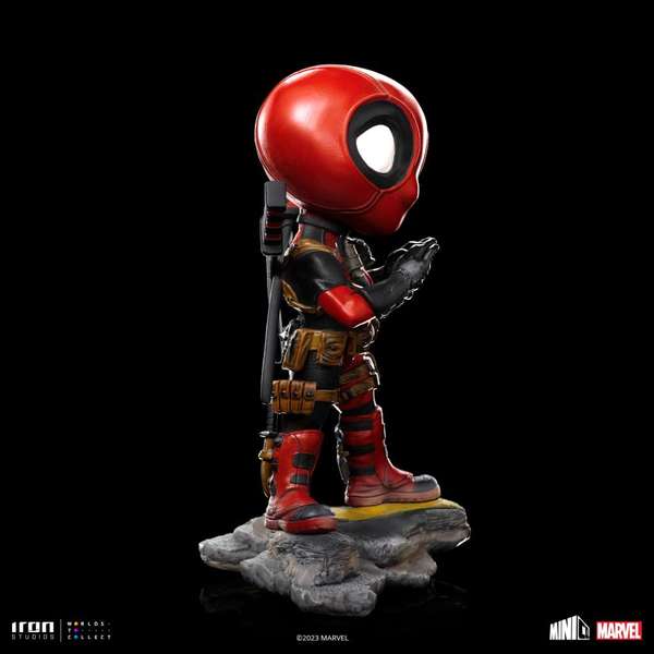 Iron Studios - MiniCo - Marvel - Deadpool Statue 15cm - flash vidéo