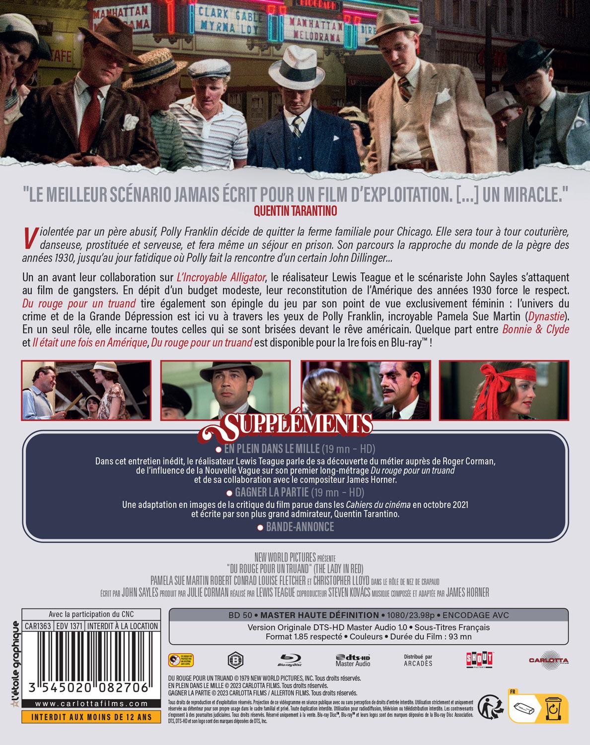 Du rouge pour un truand [Blu-ray]