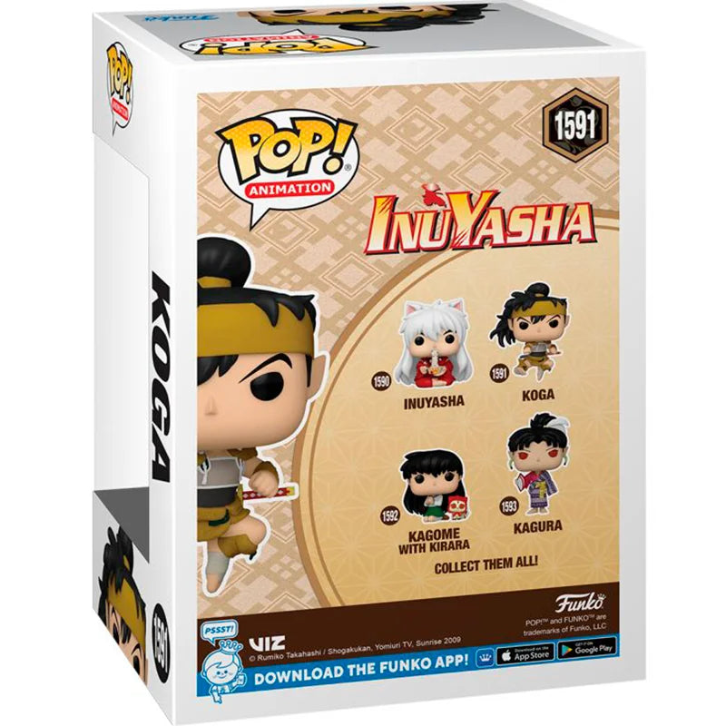 Funko Pop! Animation: Inuyasha - Koga - flash vidéo