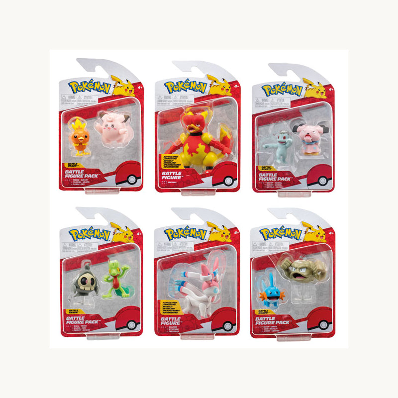 Pokémon - Assortiment de Pack de figurines de combat Vague 12