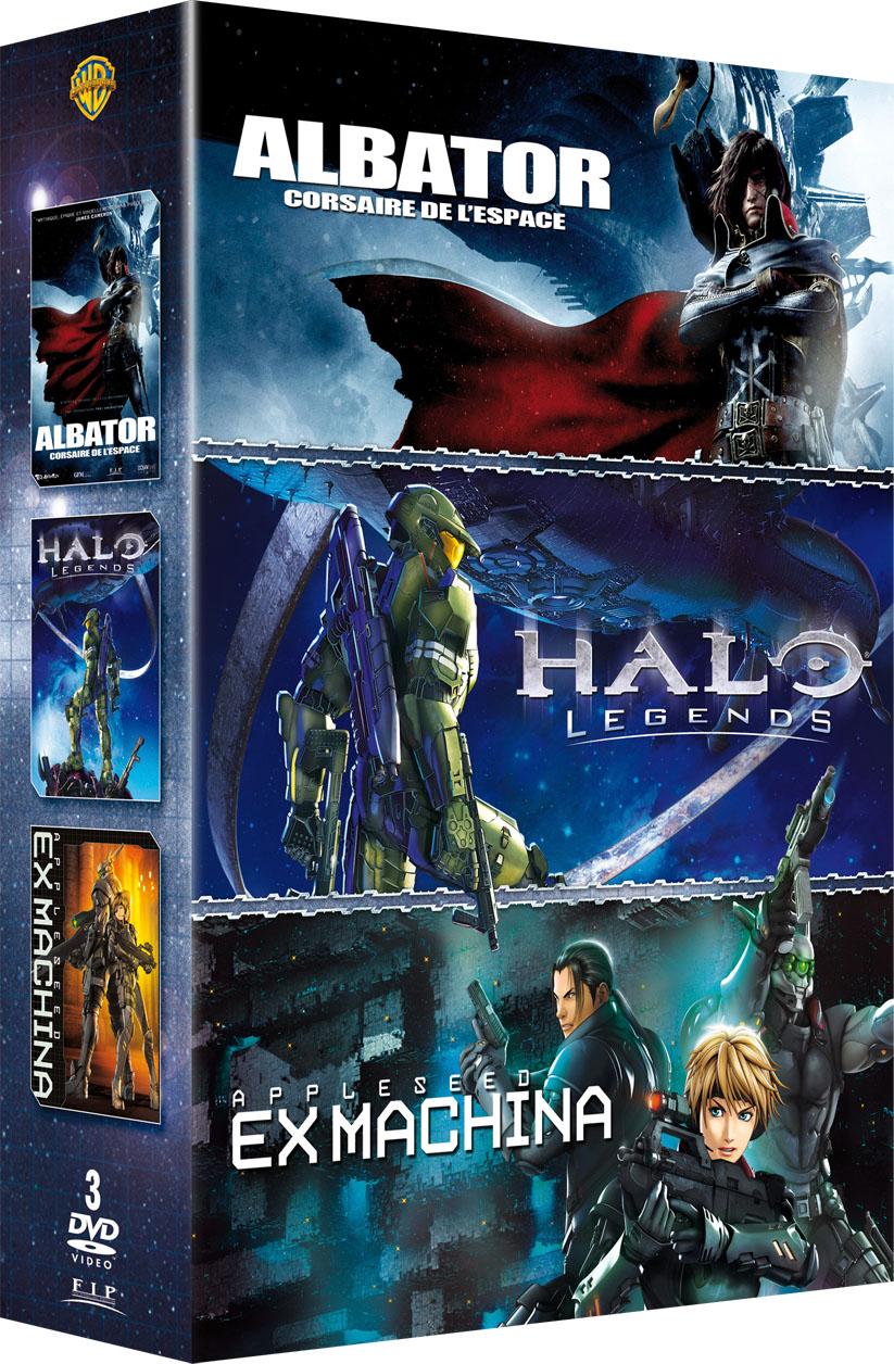 Albator, corsaire de l'espace + Halo Legends + Appleseed Ex Machina [DVD]