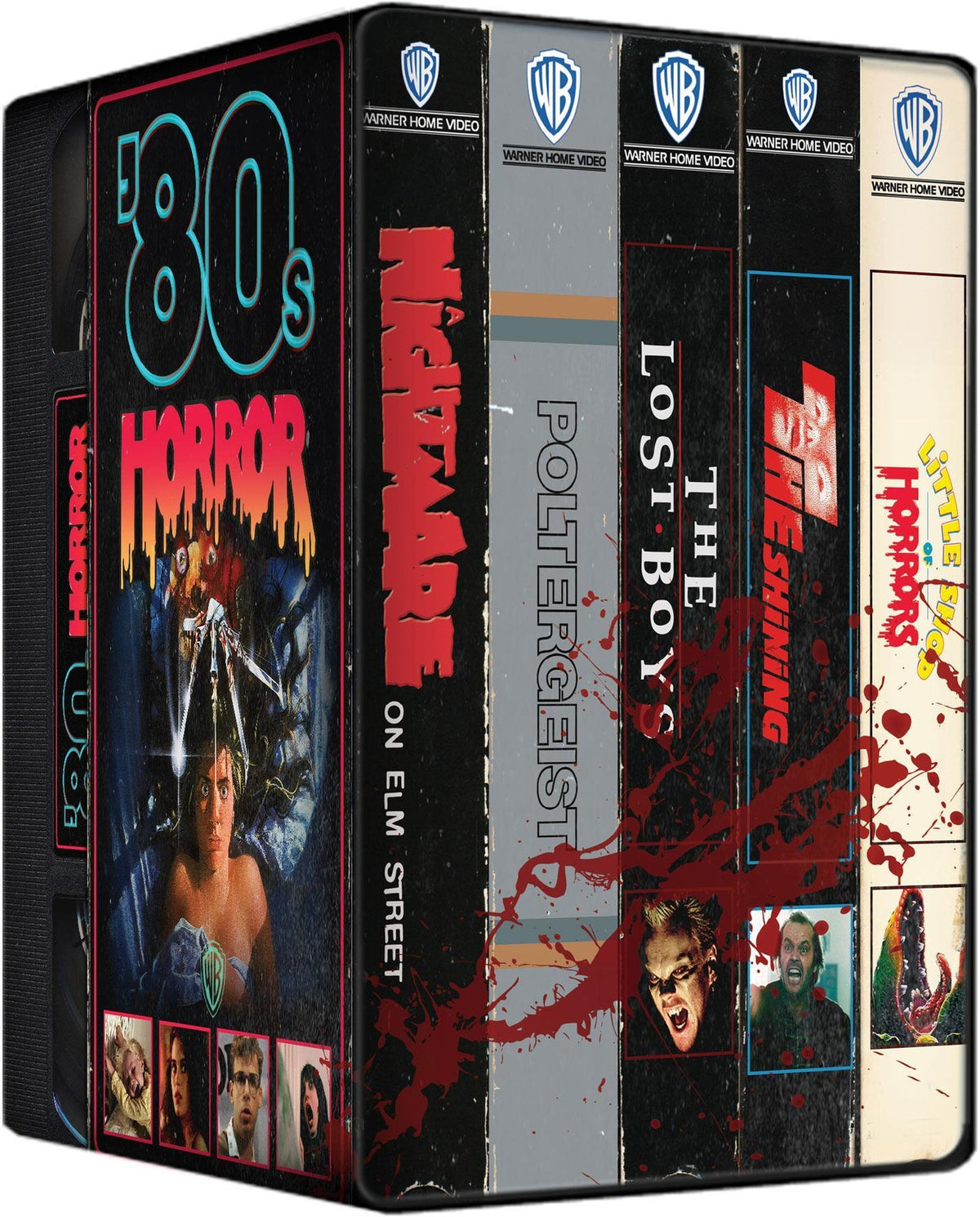 Coffret Horreur 80's : Poltergeist + Les Griffes de la nuit + The Shining + Génération perdue + La Petite boutique des horreurs [4K Ultra HD]