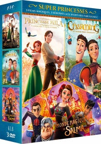 Super Princesses : Princesse Mila et le sorcier au coeur de pierre + Charming + Le Monde magique de Salma [DVD]