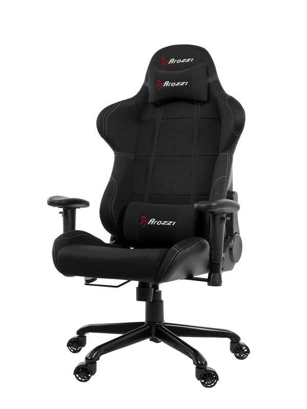 Arozzi Torretta - Chaise Gaming en tissu souple - Noir V2 - flash vidéo