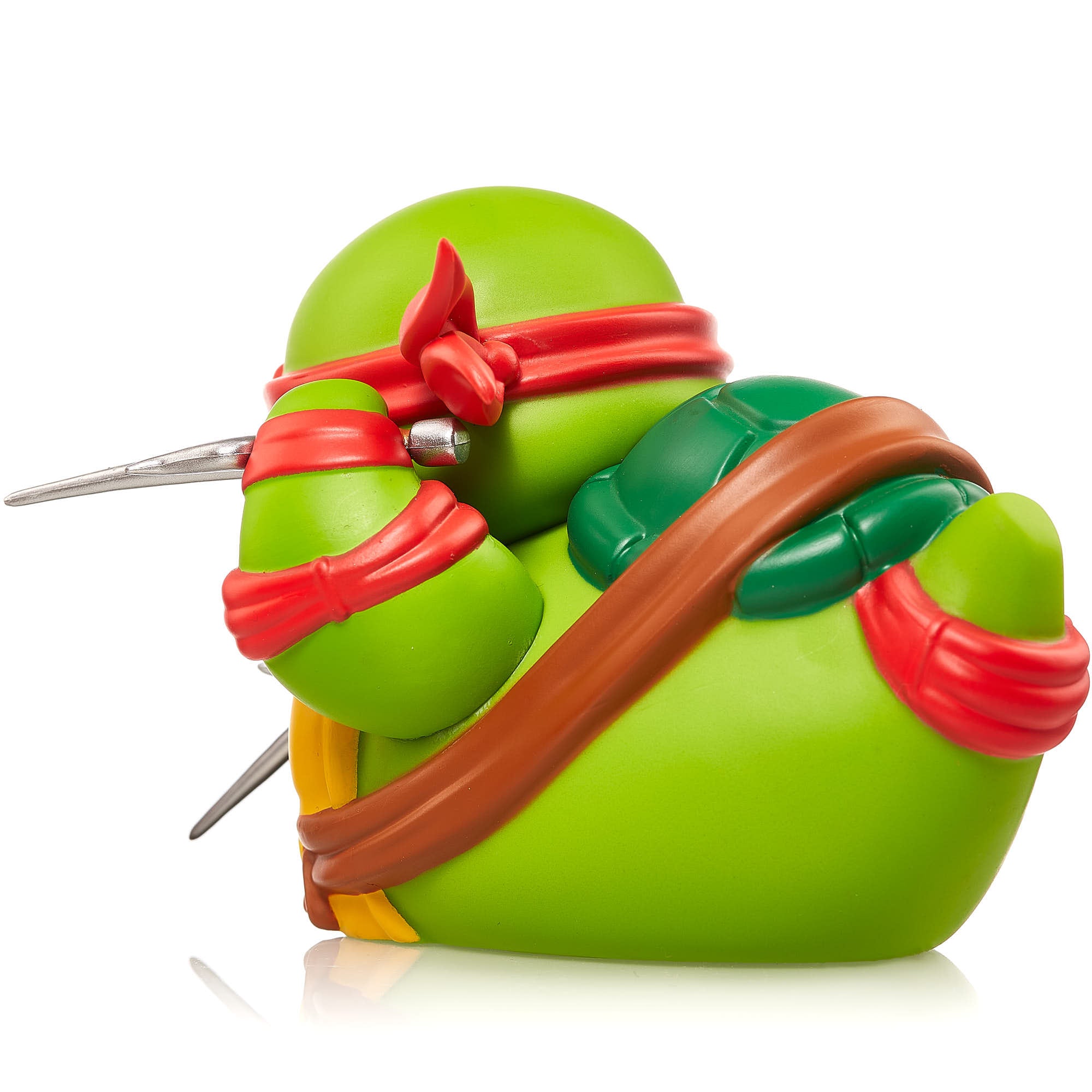 Numskull - Mini TUBBZ Canard de bain - Tortues Ninja - Raphael (Édition baignoire) - 8cm - flash vidéo