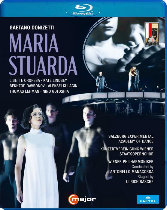 Donizetti : Maria Stuarda. Oropesa, Lindsey, Davronov, Kulagin, Lehman, Gotoshia, Manacorda, Rasche. [Blu-ray]