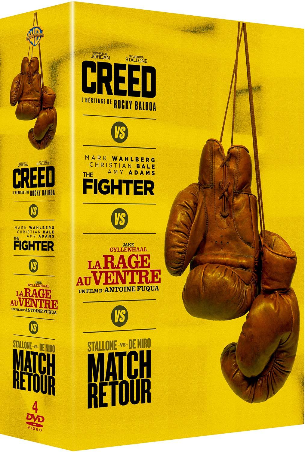 Creed + The Fighter + La rage au ventre + Match retour [DVD]