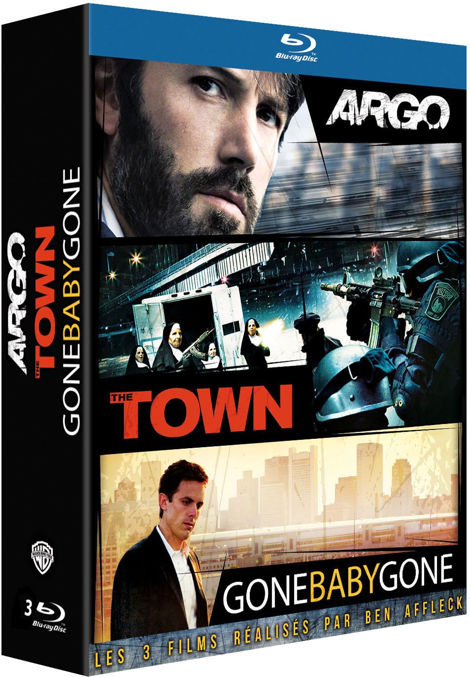 3 films réalisés par Ben Affleck - Argo + The Town + Gone Baby Gone [Blu-ray]