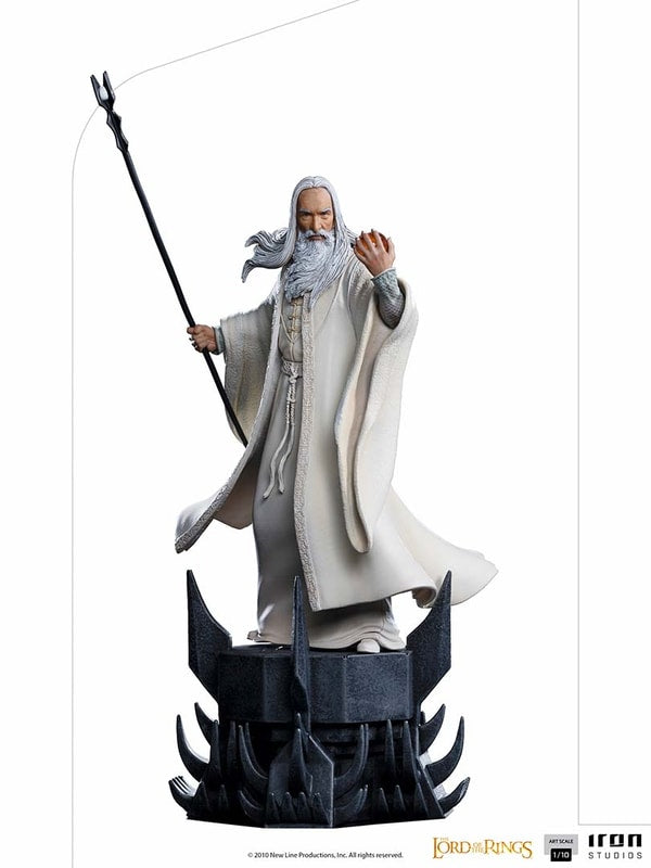 Iron Studios - BDS Arts Scale 1/10 - The Lord of the Rings - Saruman Statue 29cm - flash vidéo