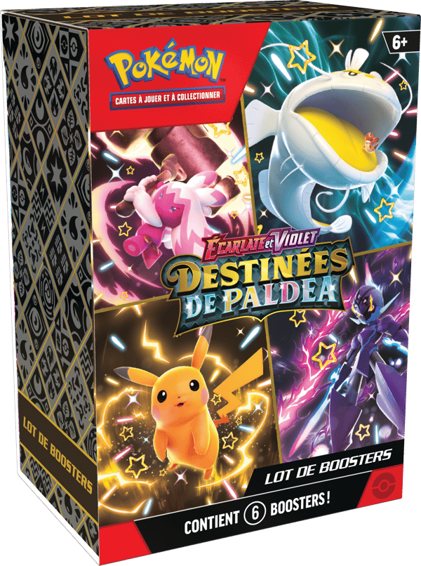 Pokémon JCC - Écarlate et Violet - Lot de boosters Destinées de Paldea
