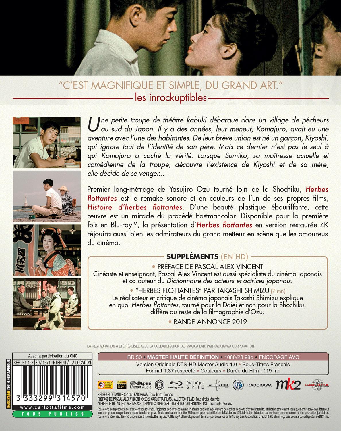 Herbes flottantes [Blu-ray]