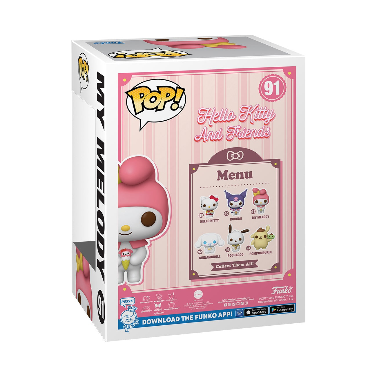 Funko Pop! Sanrio: Hello Kitty - My Melody - flash vidéo