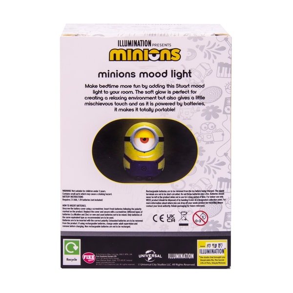 Minions - Lampe d'ambiance Stuart - flash vidéo