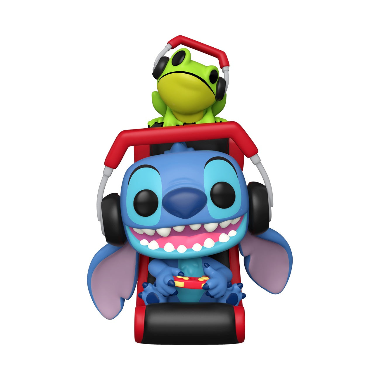 Funko Pop! & Tee: Lilo & Stitch - Gamer Stitch with Frog - M