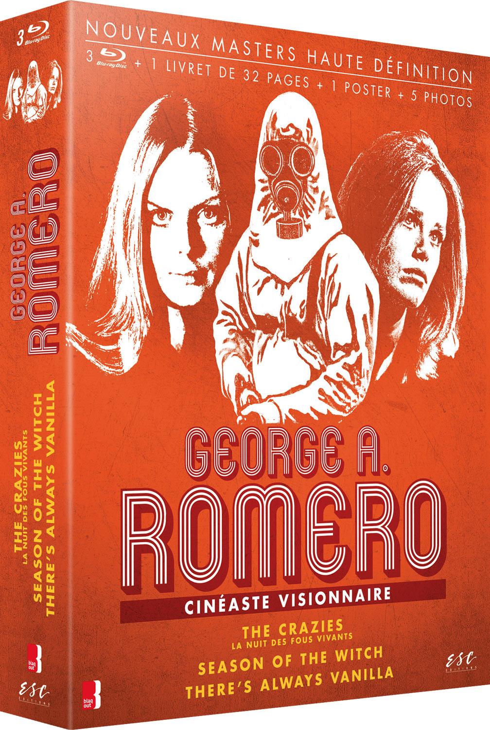 George A. Romero - Cinéaste visionnaire : The Crazies (La Nuit des fous vivants) + Season of the Witch + There's Always Vanilla [Blu-ray]