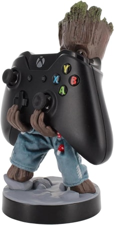 Cable Guys - Marvel - I Am Groot - Groot en pyjama Support Chargeur pour Téléphone et Manette - flash vidéo