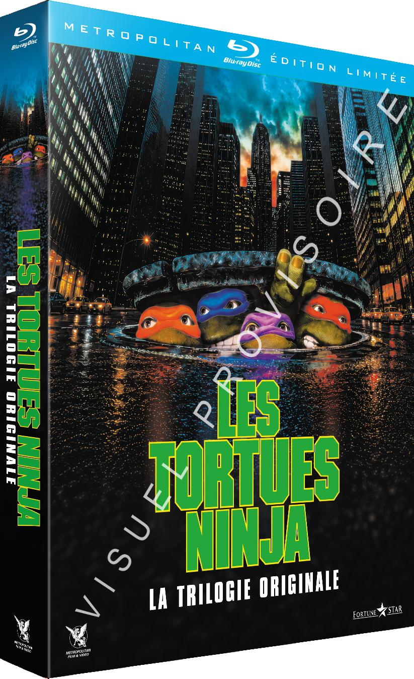 Les Tortues Ninja - La Trilogie originale : Le Film + Le Secret de la mutation + Les Tortues Ninja 3 : Nouvelle génération [Blu-ray]