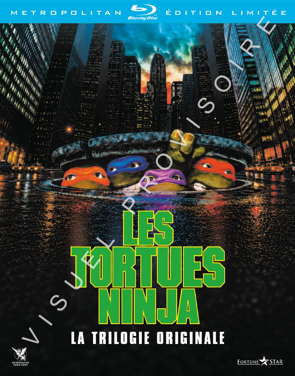 Les Tortues Ninja - La Trilogie originale : Le Film + Le Secret de la mutation + Les Tortues Ninja 3 : Nouvelle génération [Blu-ray]