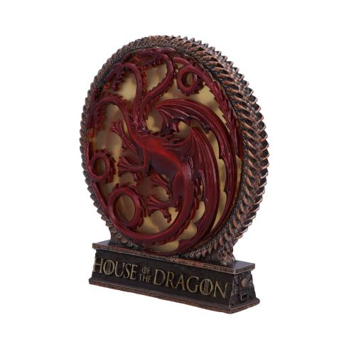 Nemesis Now - House of the Dragon - Lampe Emblème Targaryen 20.5cm - flash vidéo