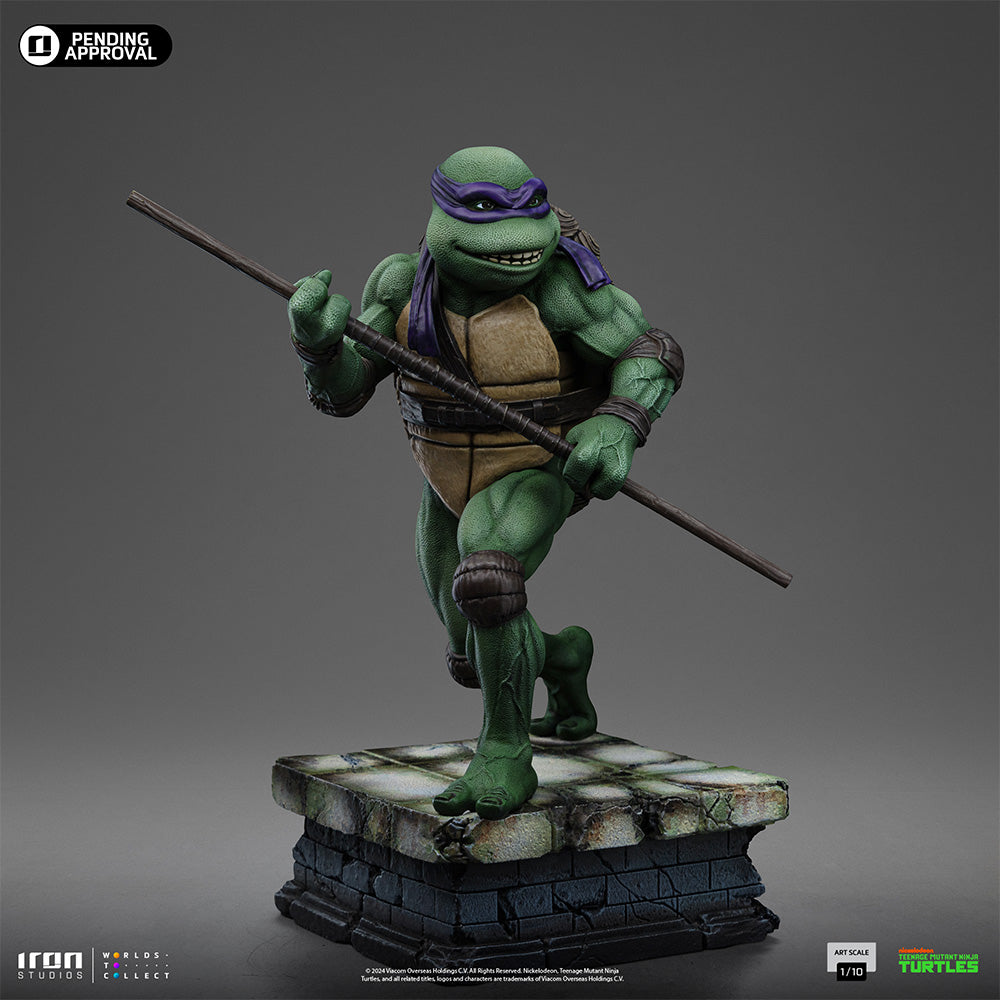 Iron Studios - Art Scale 1/10 - Teenage Mutant Ninja Turtles - Donatello Statue 18cm - flash vidéo