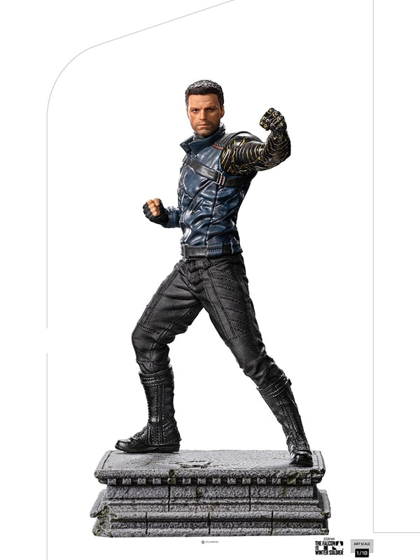 Iron Studios - BDS Arts Scale 1/10 - Marvel - The Falcon and the Winter Soldier - Bucky Barnes Statue 22cm - flash vidéo