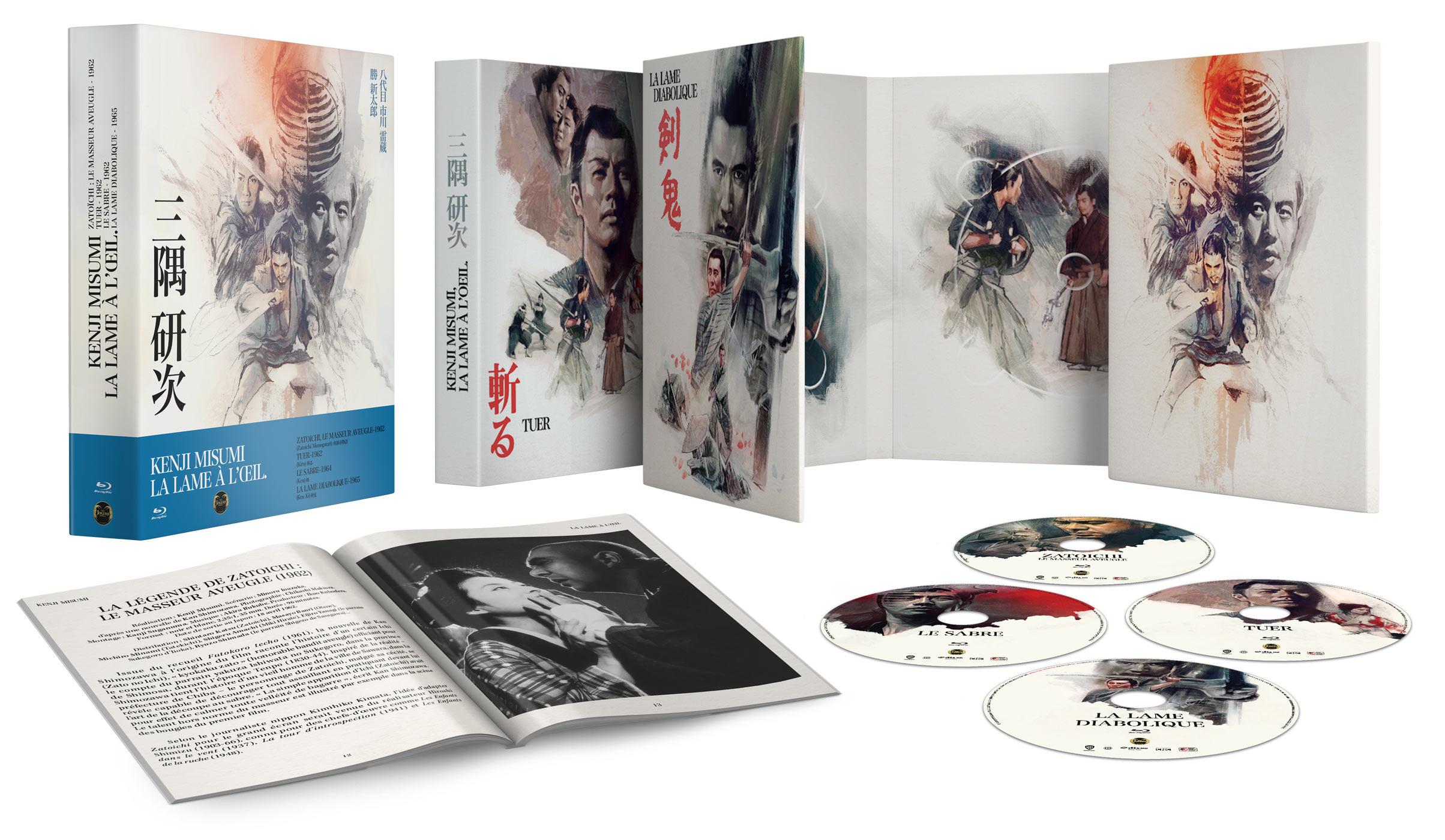 Kenji Misumi : La Lame à l'oeil - Coffret 4 films [Blu-ray]
