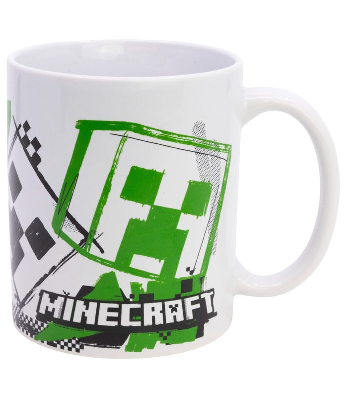 Stor - Minecraft - Mug Céramique "IconicMono" en Boîte Cadeau 325ml