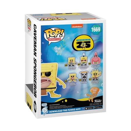 Funko Pop! TV: SpongeBob SquarePants 25th Anniversary - Caveman SpongeBob - flash vidéo