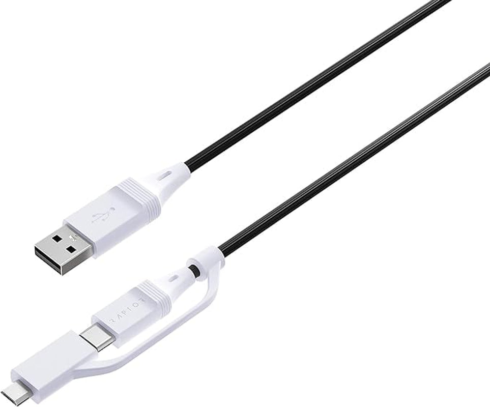 Raptor Gaming - Câble de charge pour manettes PS4 DualSense