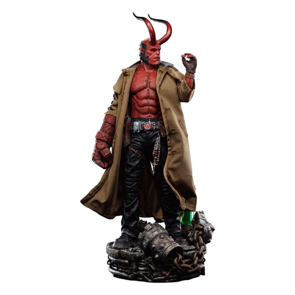 Iron Studios - Deluxe Art Scale 1/4 - Hellboy - Hellboy Statue 68cm - flash vidéo