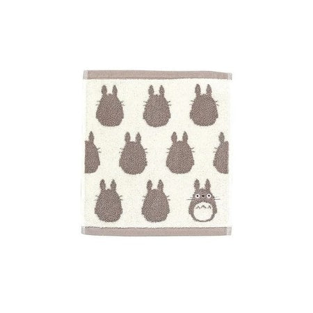 Mon Voisin Totoro - Mini serviette Silhouette de Totoro Gris 33x36 cm