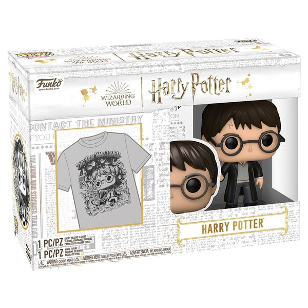 Funko Pop! & Tee: Harry Potter - Harry Potter (Flocked) - L - flash vidéo