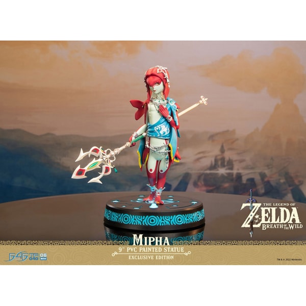 First 4 Figures - The Legend of Zelda : Breath of the Wild - Mipha Statue Edition Collector 21cm - flash vidéo