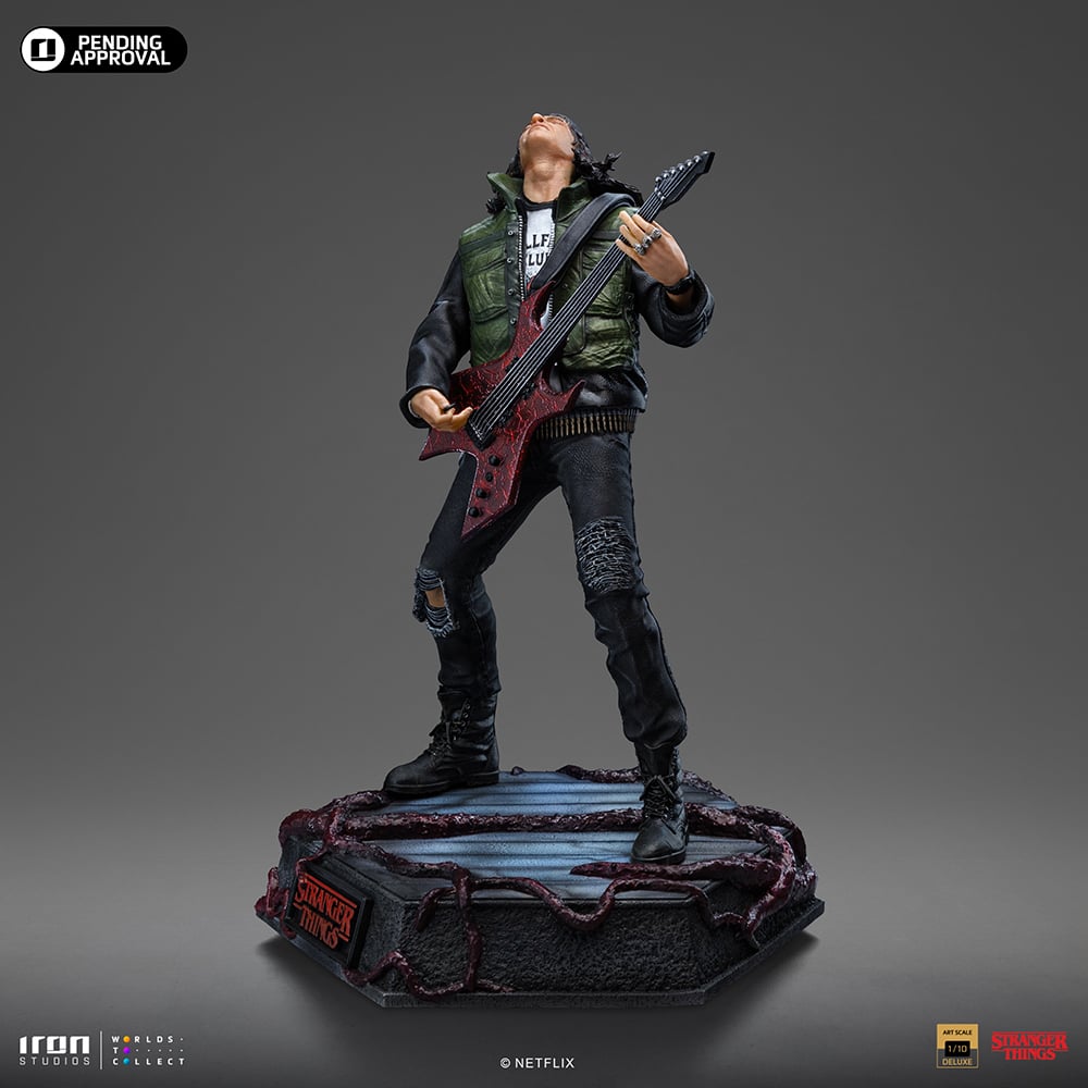 Iron Studios - Deluxe Art Scale 1/10 - Stranger Things - Eddie Munson Statue 20cm - flash vidéo